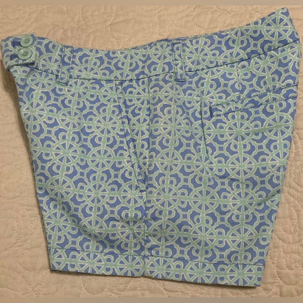 Vineyard Vines Women's Chino Shorts Size 2 Blue Short Mid Rise EUC - Picture 2 of 9